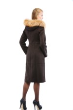 Зимняя дубленка Mila Nova Д-56 шоколад — изображение 2