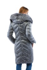 Зимняя куртка Mila Nova К-34 серый — изображение 3