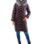 Зимняя куртка Mila Nova К-34 бордо