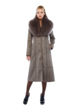 Зимова дублянка Mila Nova Д-69 капучино - Зображення 2