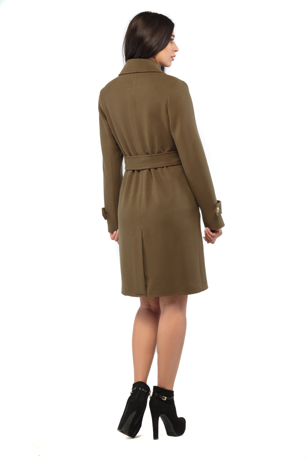 Демисезонное пальто Mila Nova ПВ-13 хаки — изображение 2