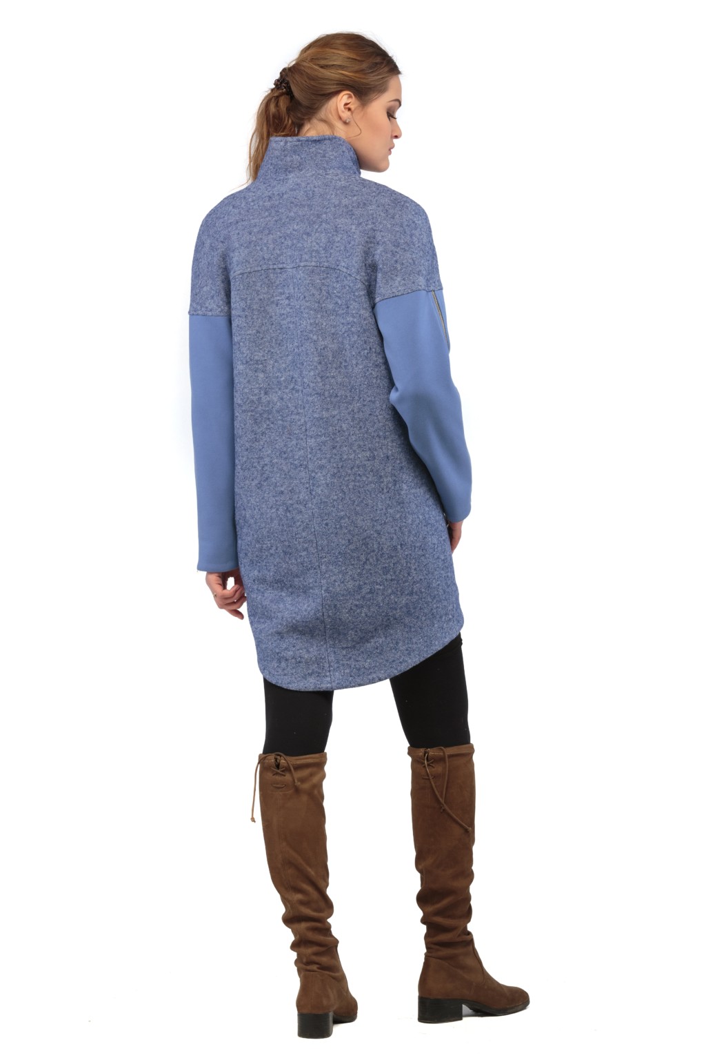 Демисезонное пальто Mila Nova ПВ-26 синий — изображение 3