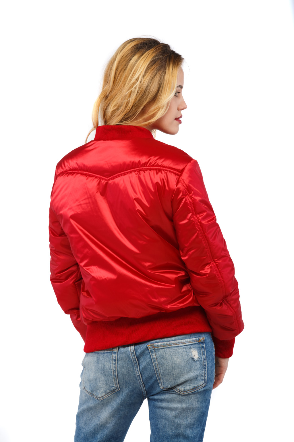 Демисезонная куртка Mila Nova КВ-7 красный — изображение 3