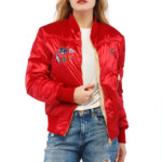 Демисезонная куртка Mila Nova КВ-7 красный