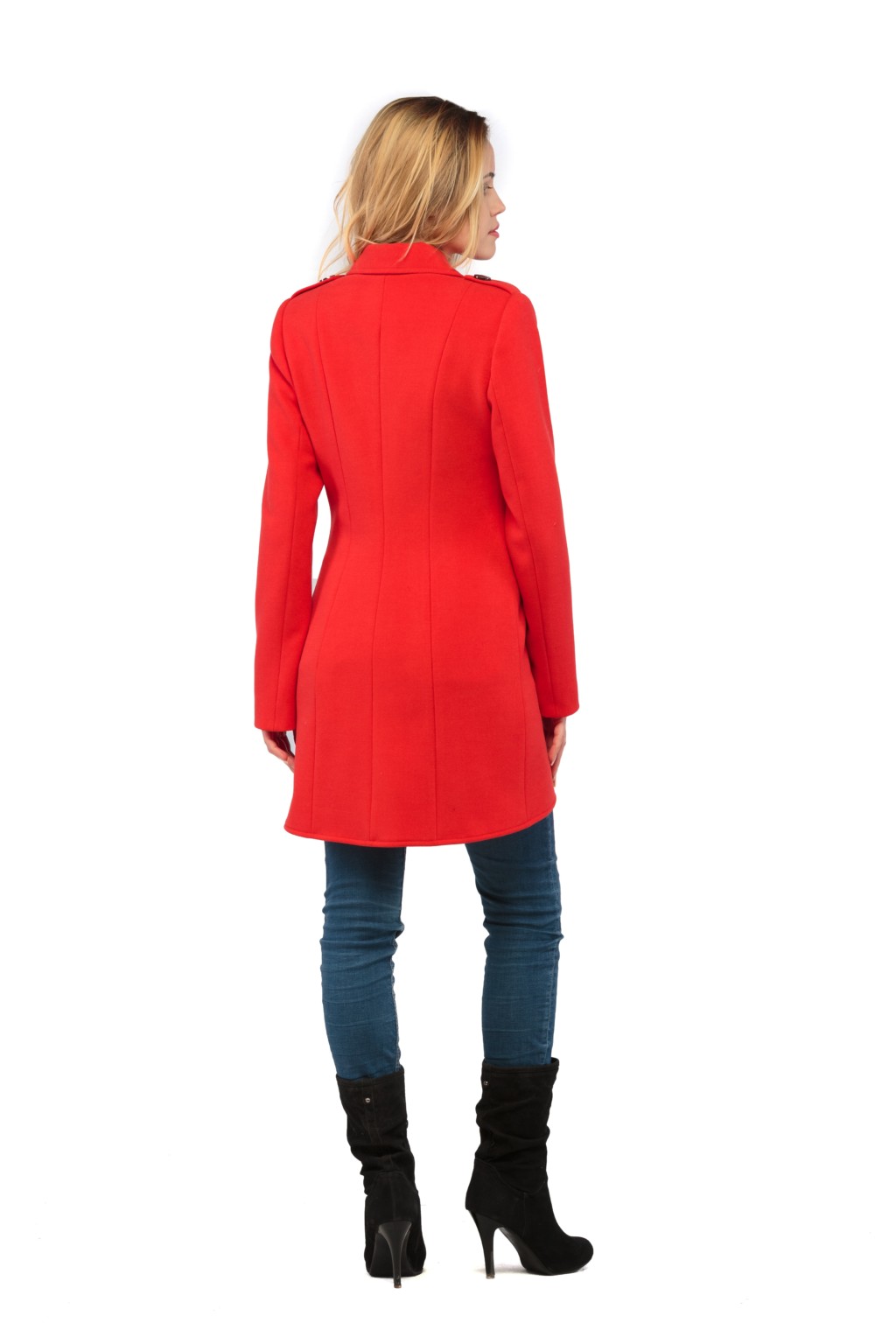 Демисезонное пальто Mila Nova ПВ-12 коралл — изображение 2