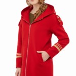 Демисезонное пальто Mila Nova ПВ-29 красный