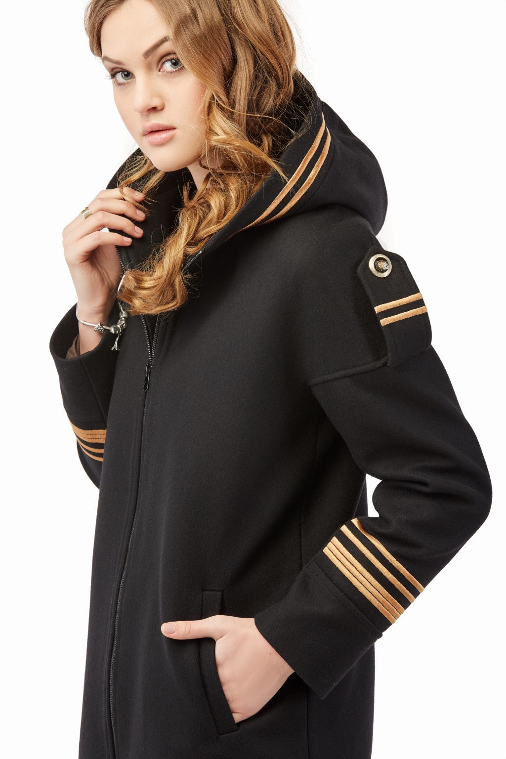 Демисезонное пальто Mila Nova ПВ-29 черный — изображение 2