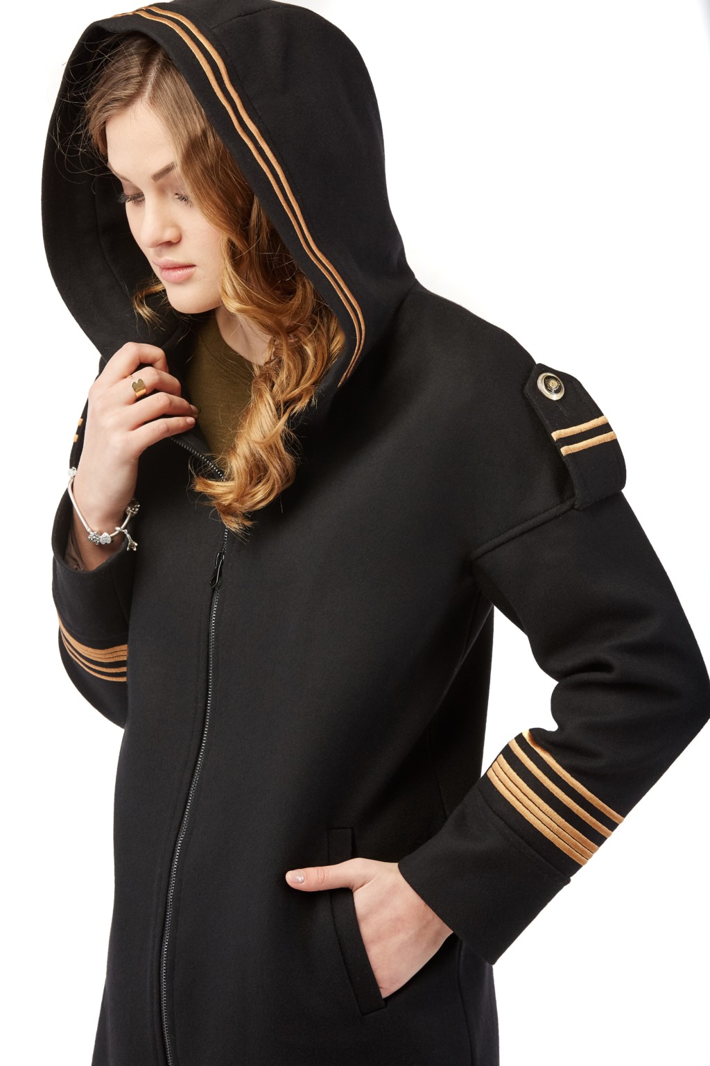 Демисезонное пальто Mila Nova ПВ-29 черный — изображение 4