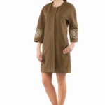 Демисезонное пальто Mila Nova А-12 хаки