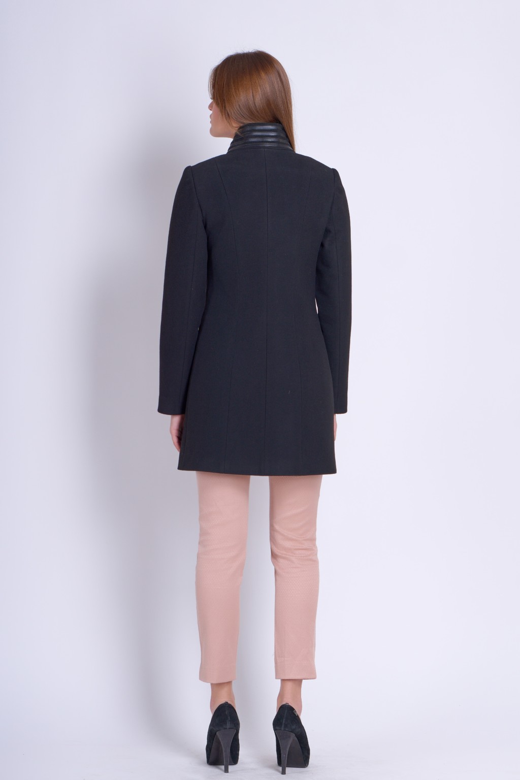 Демисезонное Пальто Mila Nova А-8 черный — изображение 3