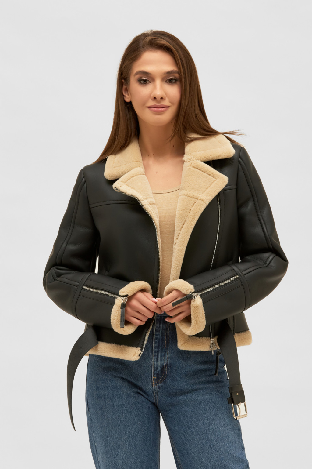 Дубленка Д-181 черный — изображение 1