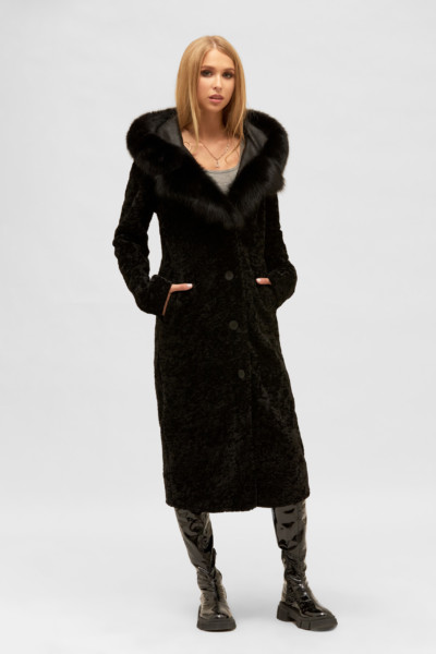 Дубленка Д-185 черный