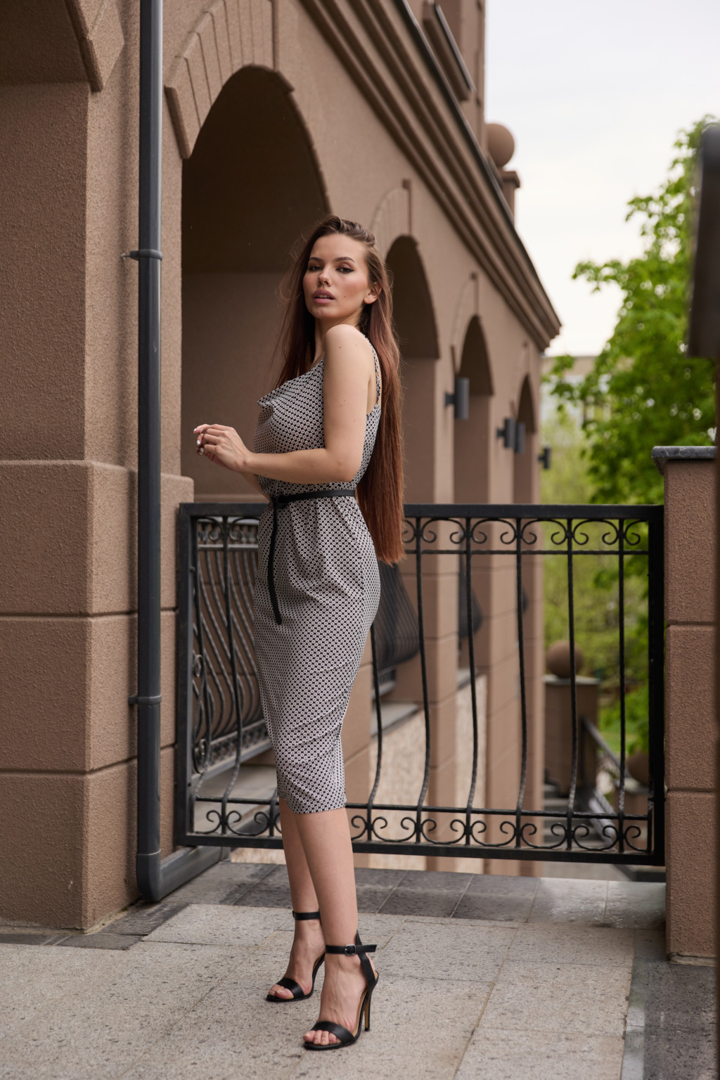 Летнее платье Mila Nova Ф-119 шоколад — изображение 5