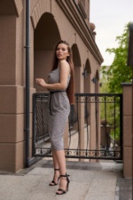 Летнее платье Mila Nova Ф-119 шоколад — изображение 5