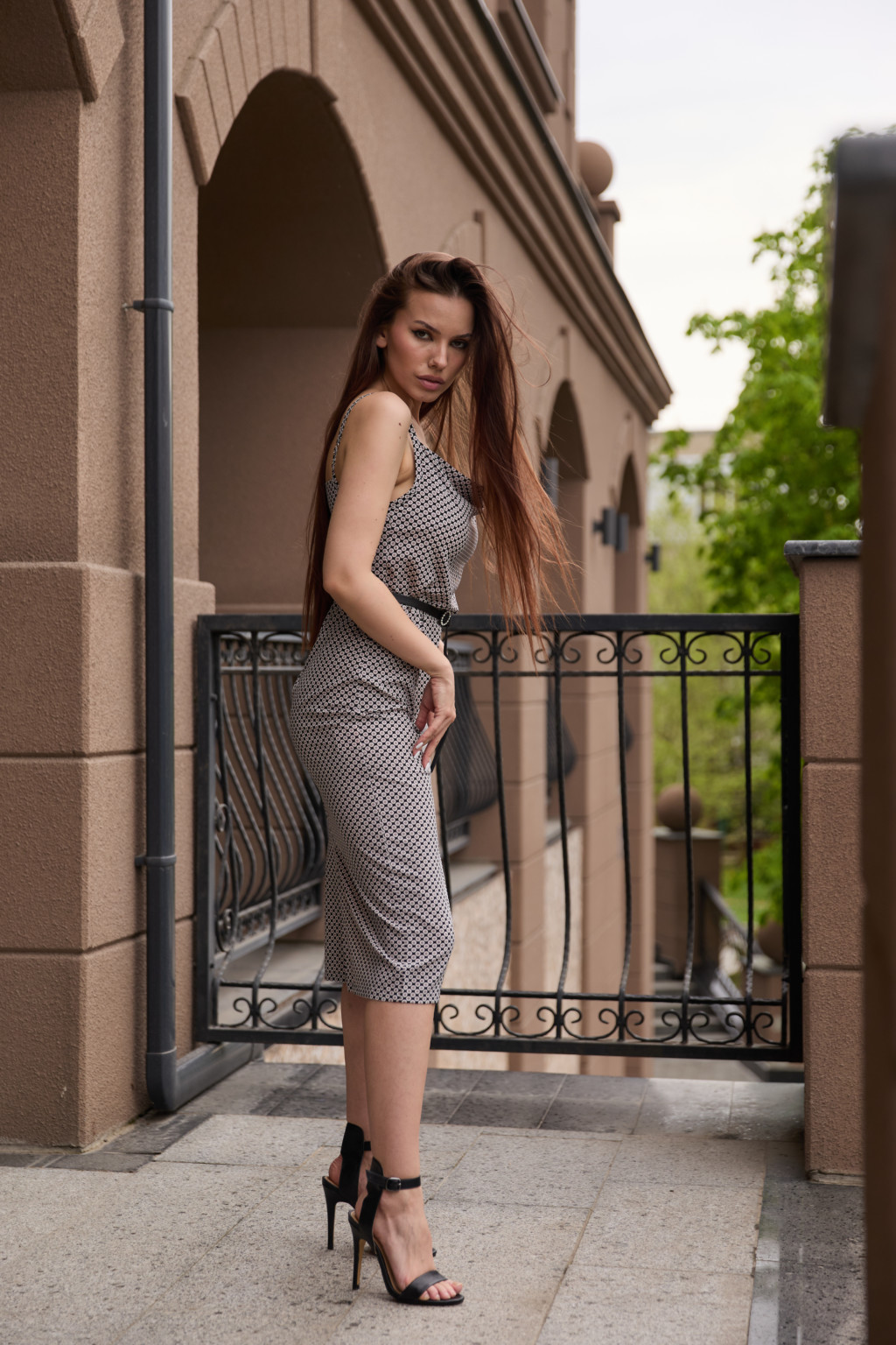 Летнее платье Mila Nova Ф-119 шоколад — изображение 4