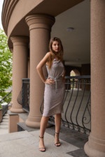 Летнее платье Mila Nova Ф-119 капучино — изображение 2