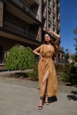 Летнее платье Mila Nova Ф-93 желтое