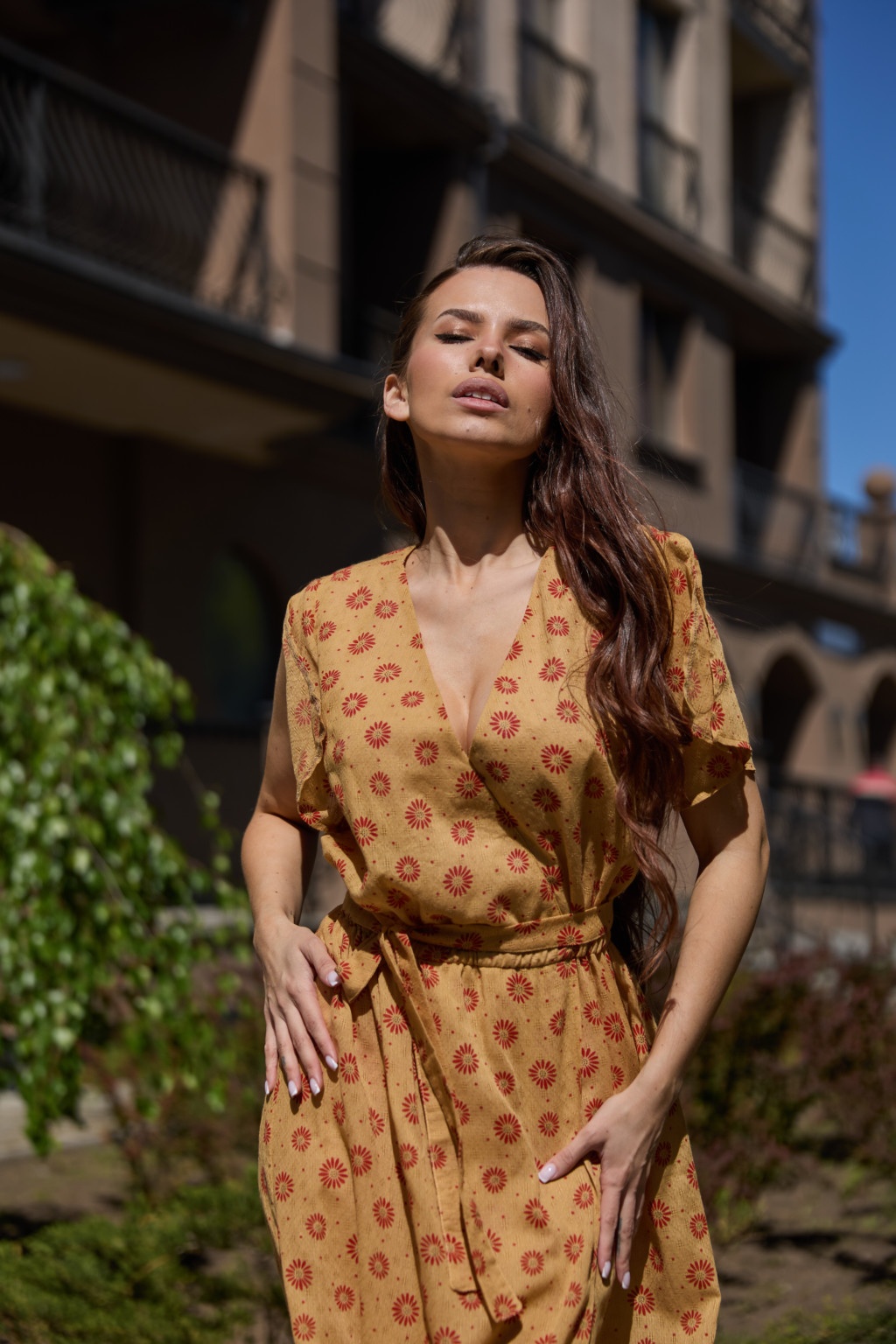 Летнее платье Mila Nova Ф-93 желтое — изображение 4