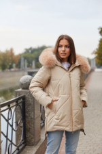 Куртка К-162 бежевий