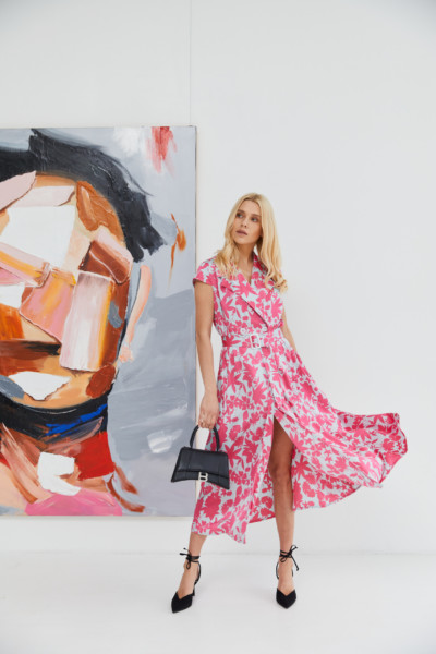 Летнее платье Mila Nova Ф-82 малина