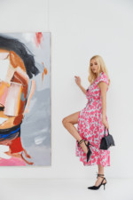 Летнее платье Mila Nova Ф-82 малина — изображение 2