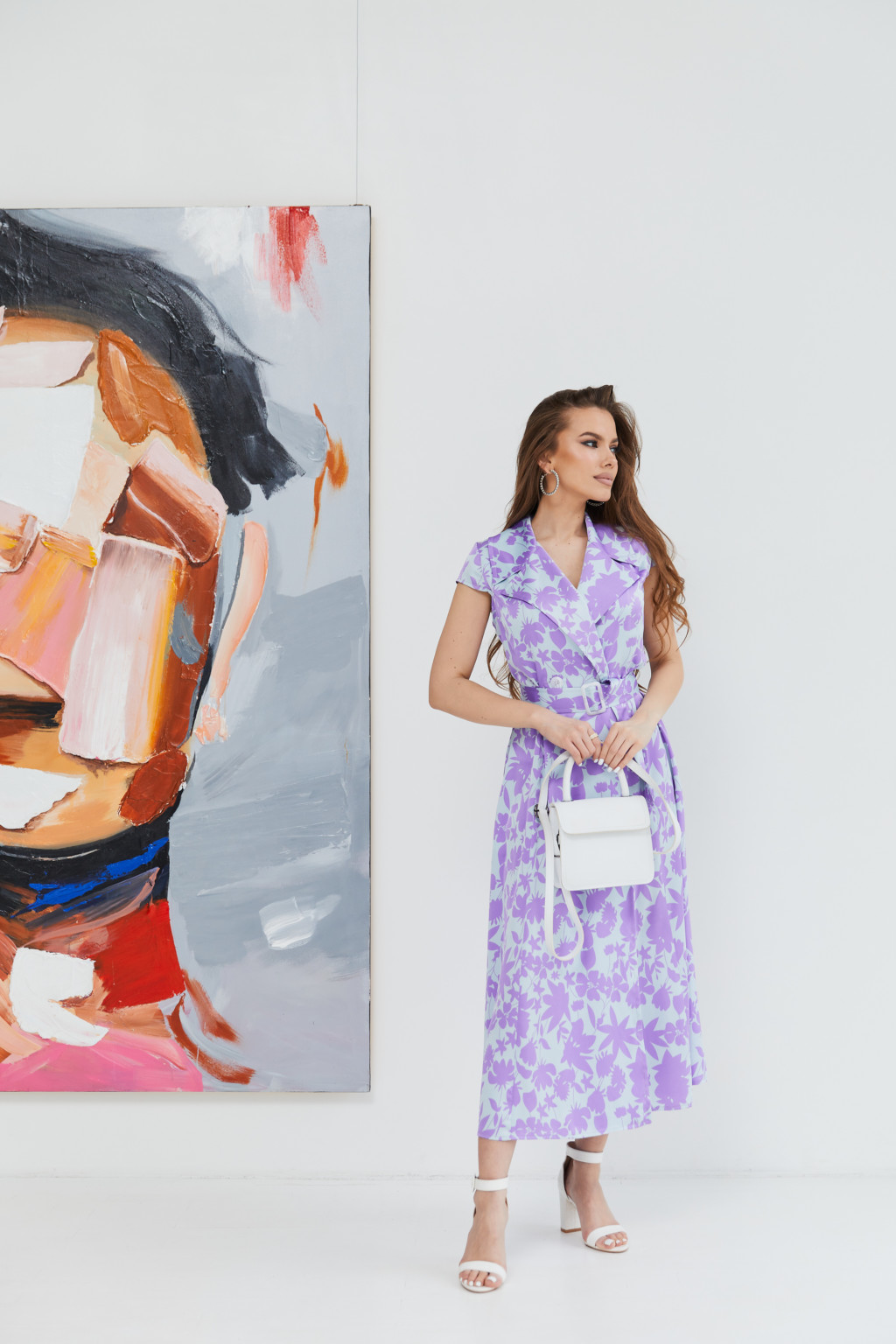 Летнее платье Mila Nova Ф-82 сирень — изображение 1