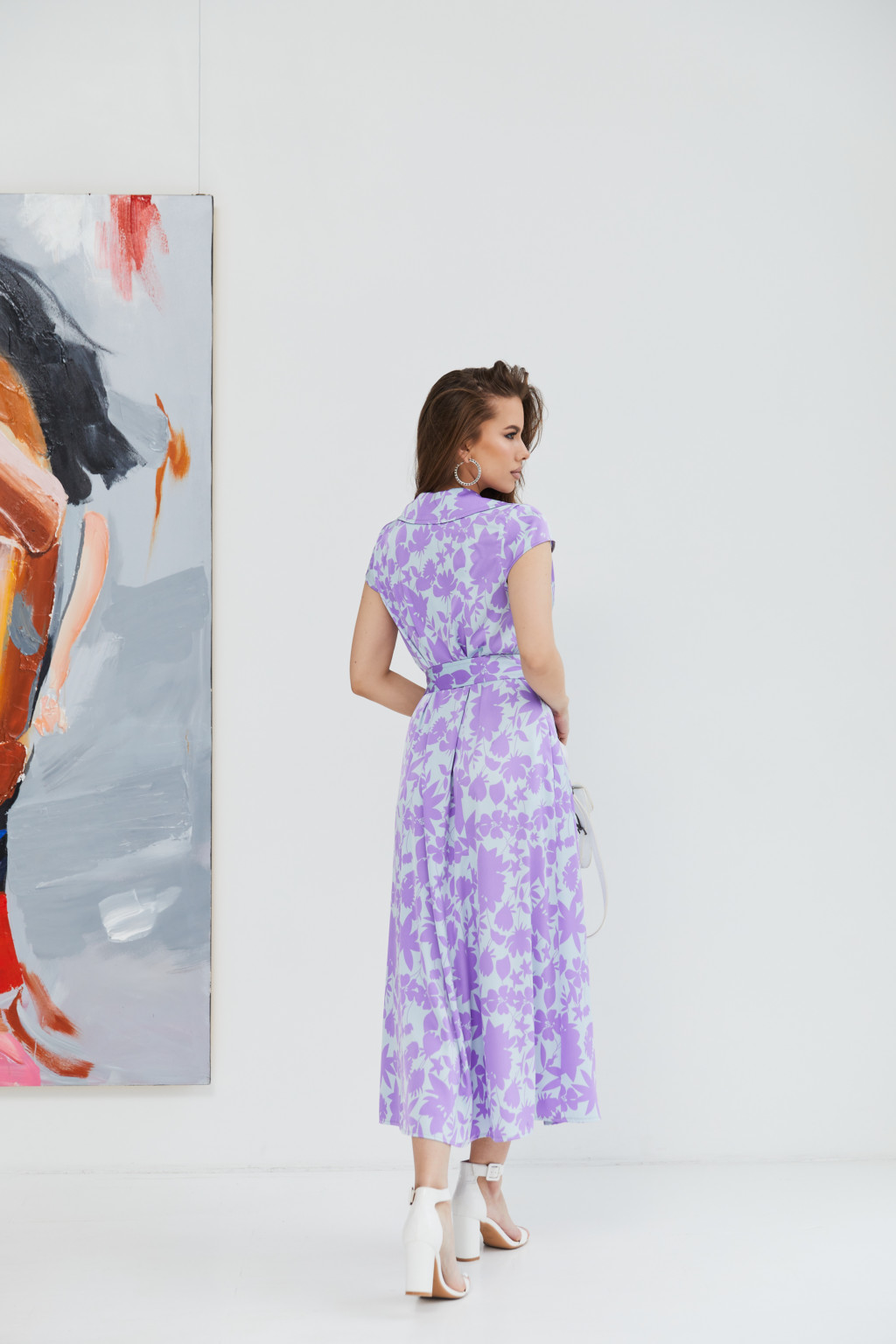 Летнее платье Mila Nova Ф-82 сирень — изображение 2