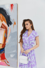 Летнее платье Mila Nova Ф-82 сирень — изображение 3