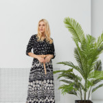 Летнее платье Mila Nova Ф-80 черное в ромашку