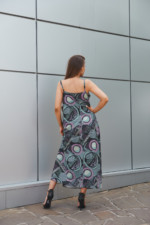 Летнее платье Mila Nova Ф-147 графит — изображение 3