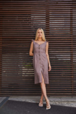 Летнее платье Mila Nova Ф-156 капучино — изображение 2