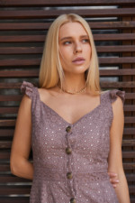 Летнее платье Mila Nova Ф-156 капучино — изображение 3