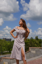 Летнее платье Mila Nova Ф-145 молоко