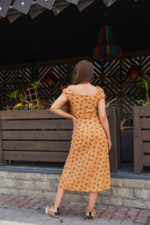 Літня сукня Mila Nova Ф-145 жовта айстри - Зображення 4