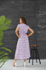 Летнее платье Mila Nova Ф-82 сирень цветок — изображение 2