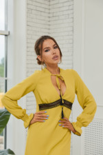 Летнее платье Mila Nova Ф-123 салат — изображение 3