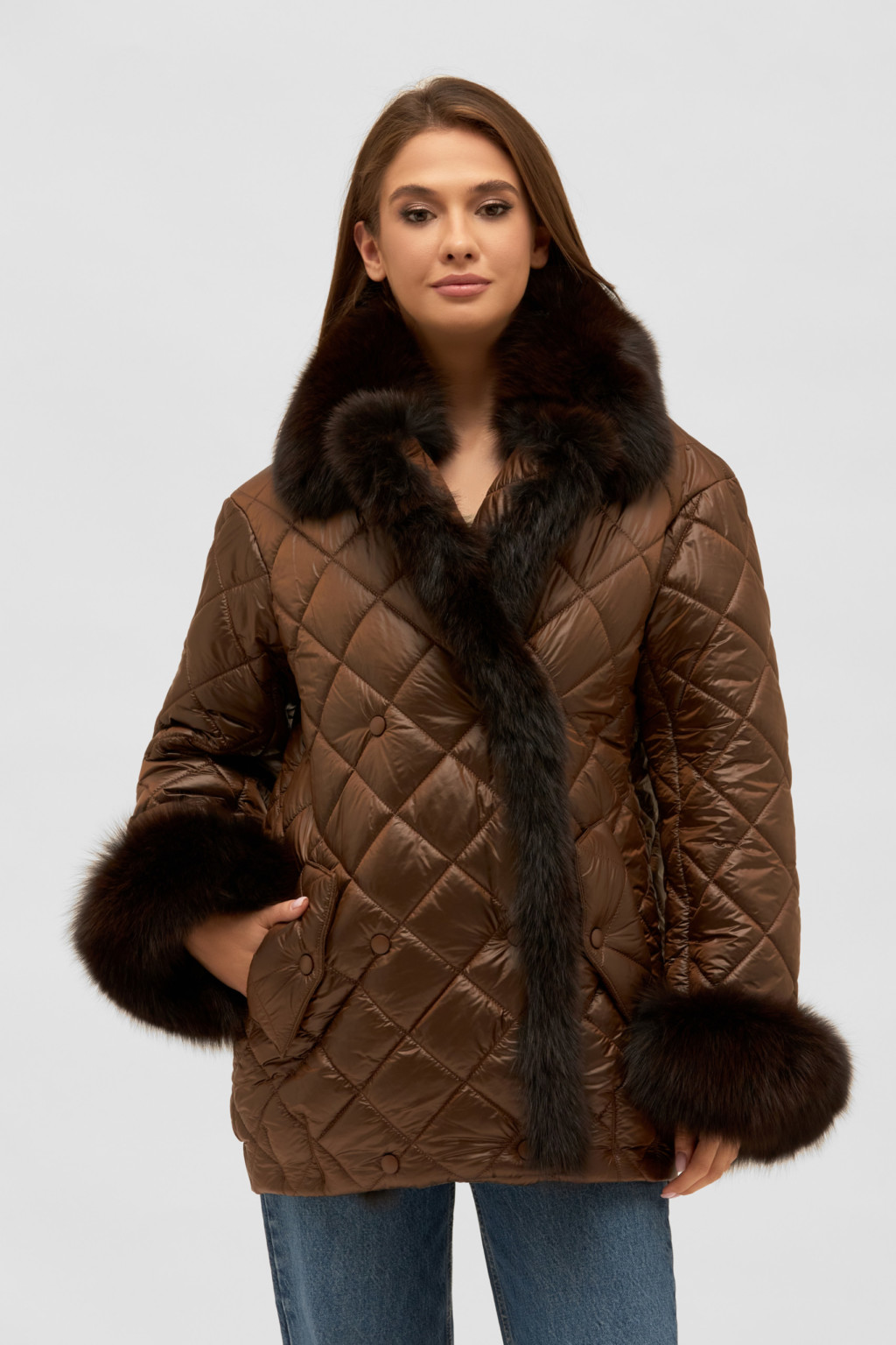 К-160хшоколад Куртка К-160 х шоколад — изображение 1