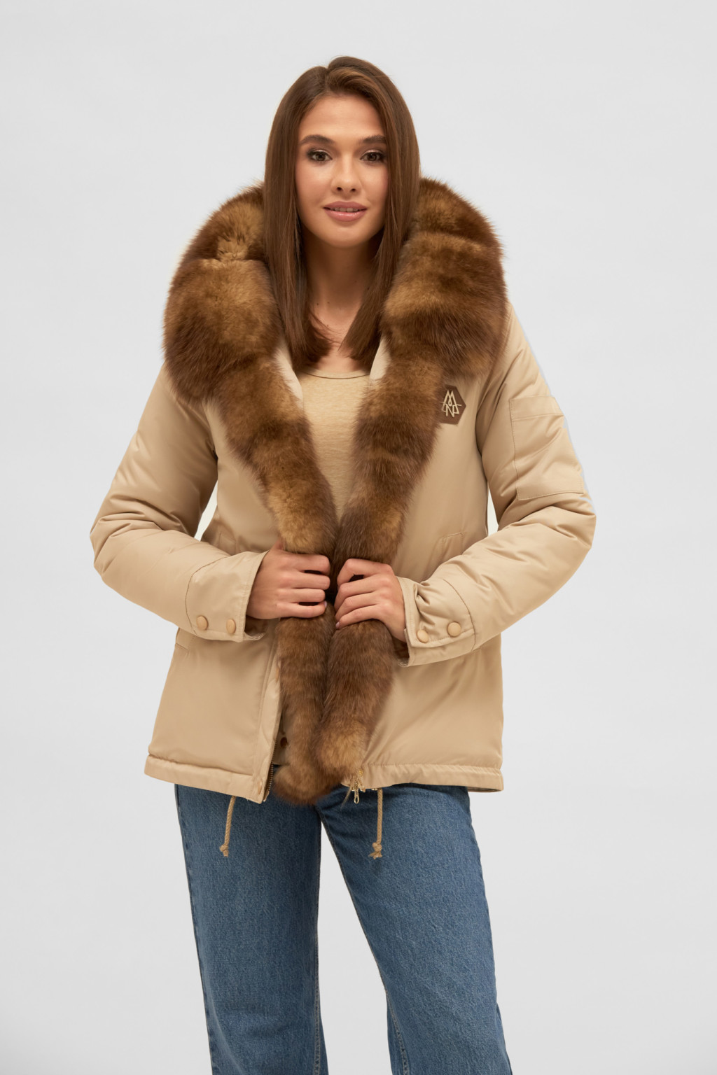 к-176бежевый Куртка К-176 бежевый — изображение 1