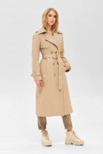 Демисезонный тренч Mila Nova Q-88 ех бежевый