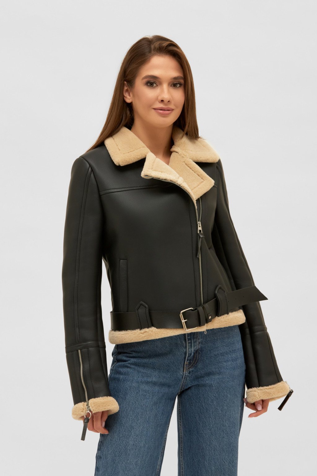 Дубленка Д-181 черный — изображение 2