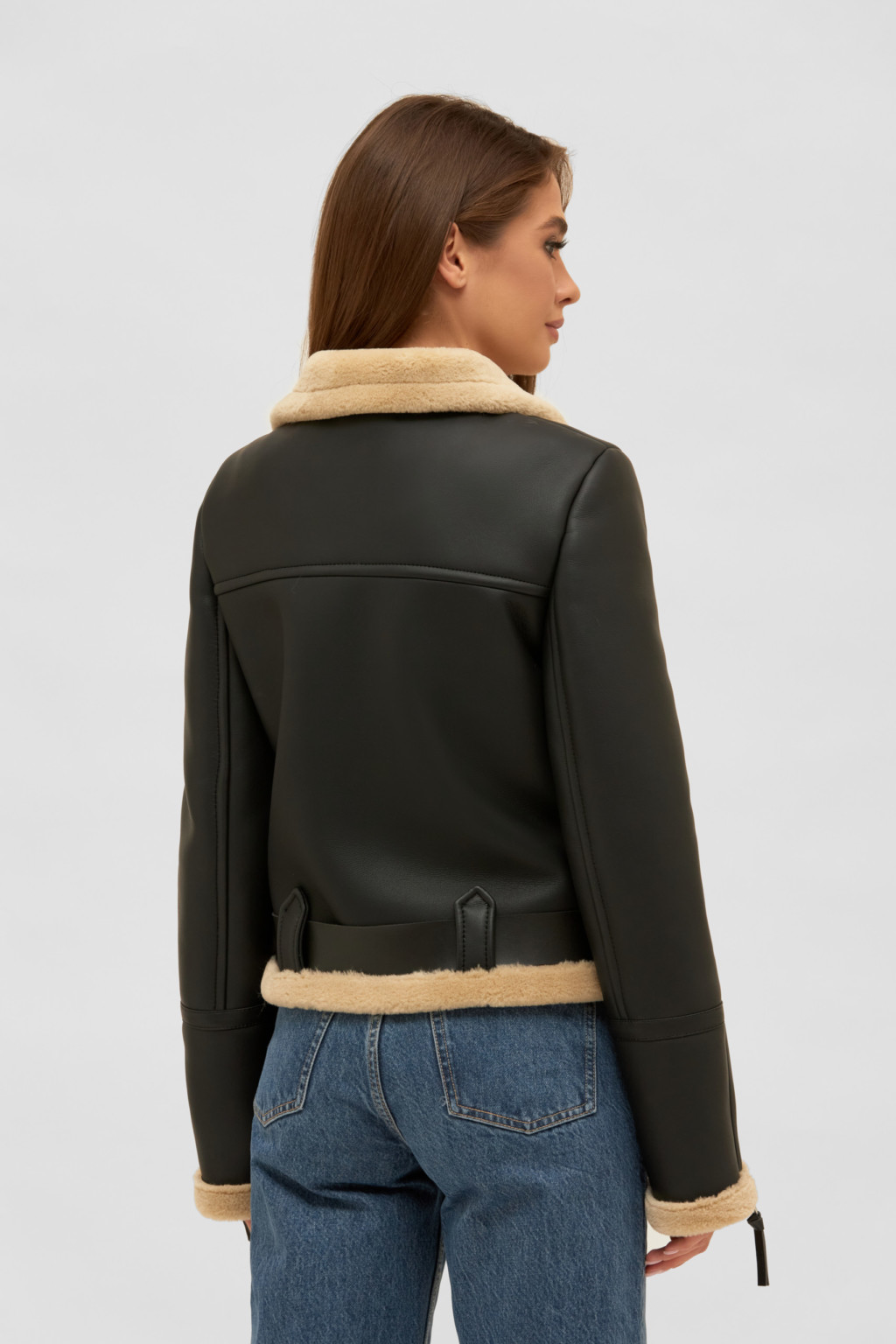 Дубленка Д-181 черный — изображение 3