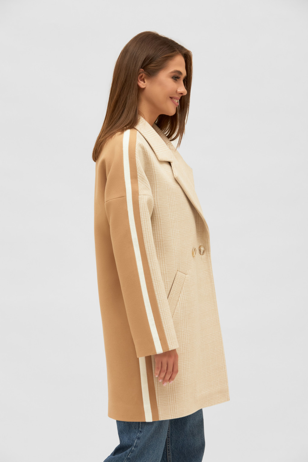 Демисезонное Пальто Mila Nova ПВ-261 бежевый — изображение 3