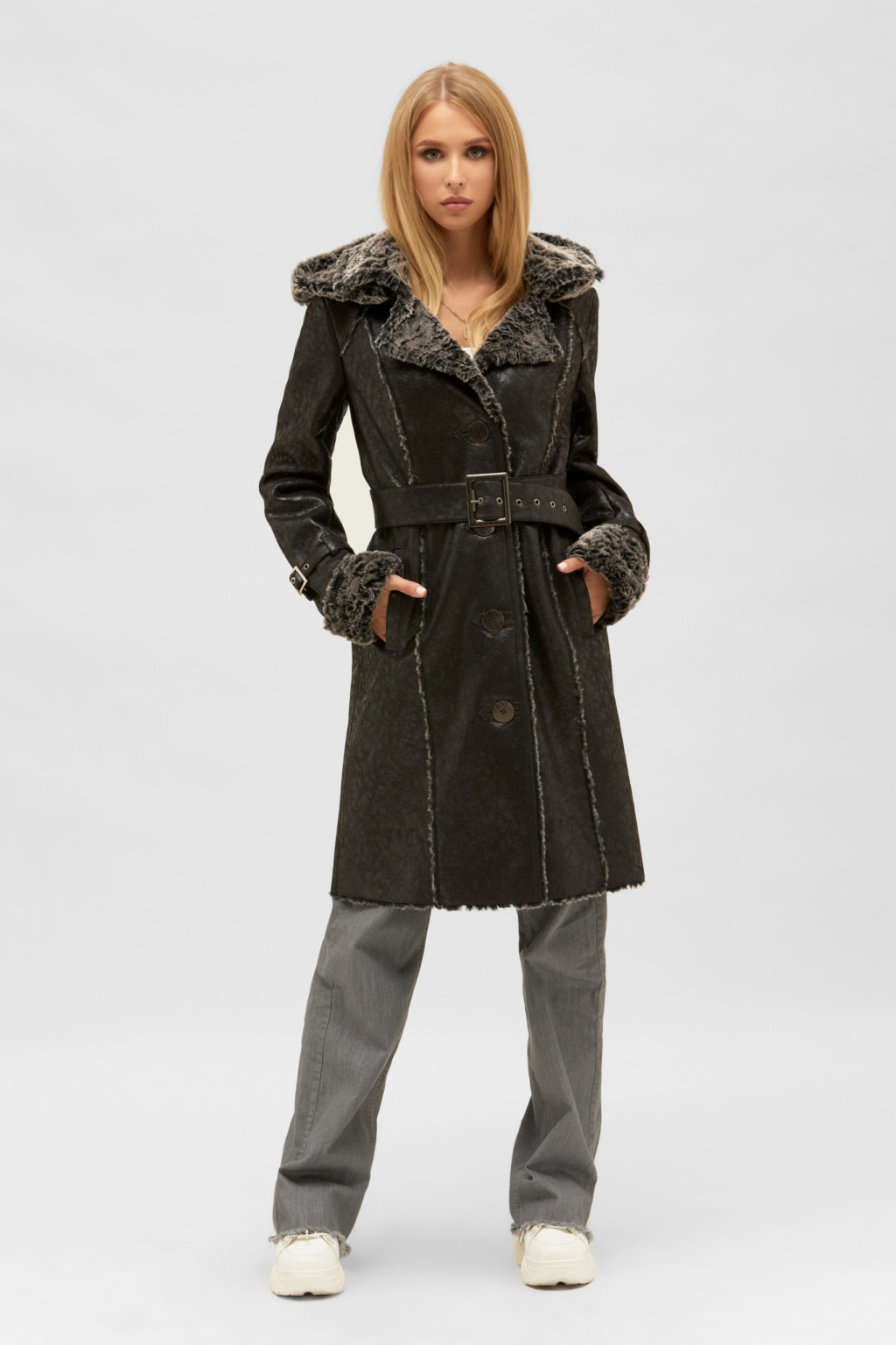 Дубленка Д-10 черный — изображение 2