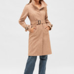 Демисезонное пальто Mila Nova ПВ-91 бежевый