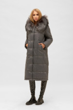 Зимняя Куртка Mila Nova К-227 серый — изображение 2