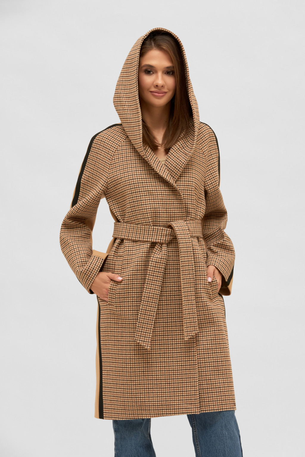 Демисезонное пальто Mila Nova ПВ-263 кемел — изображение 3