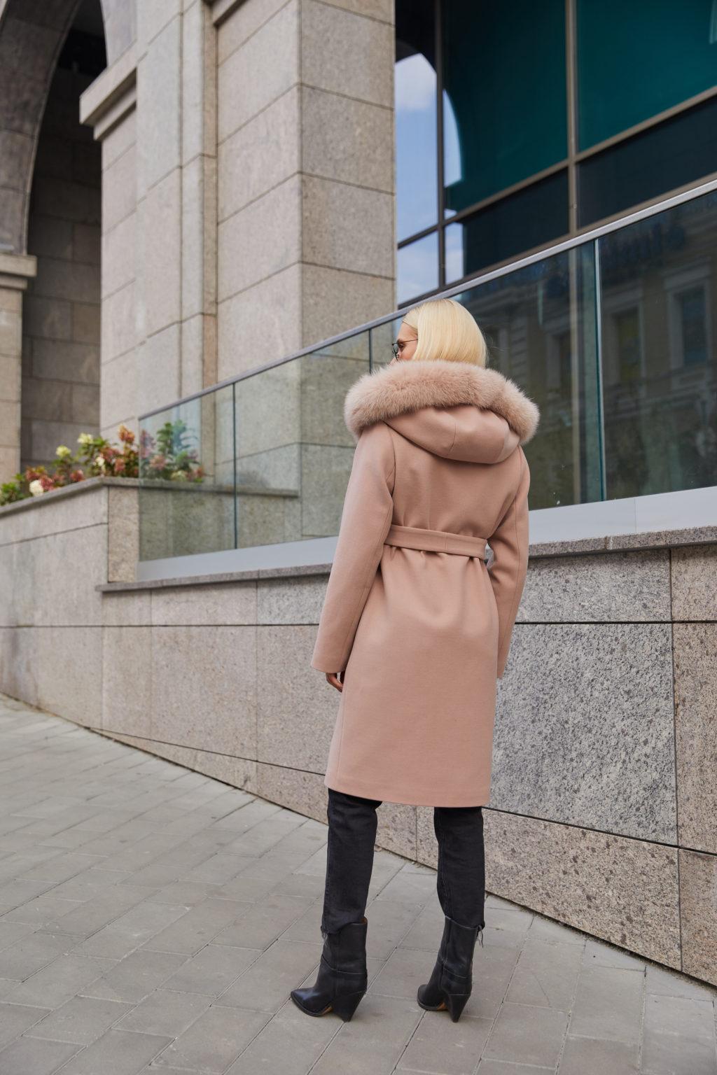 Пальто ПВ-268 пудра — изображение 4