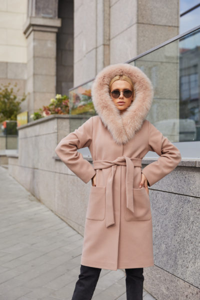 Пальто ПВ-268 пудра