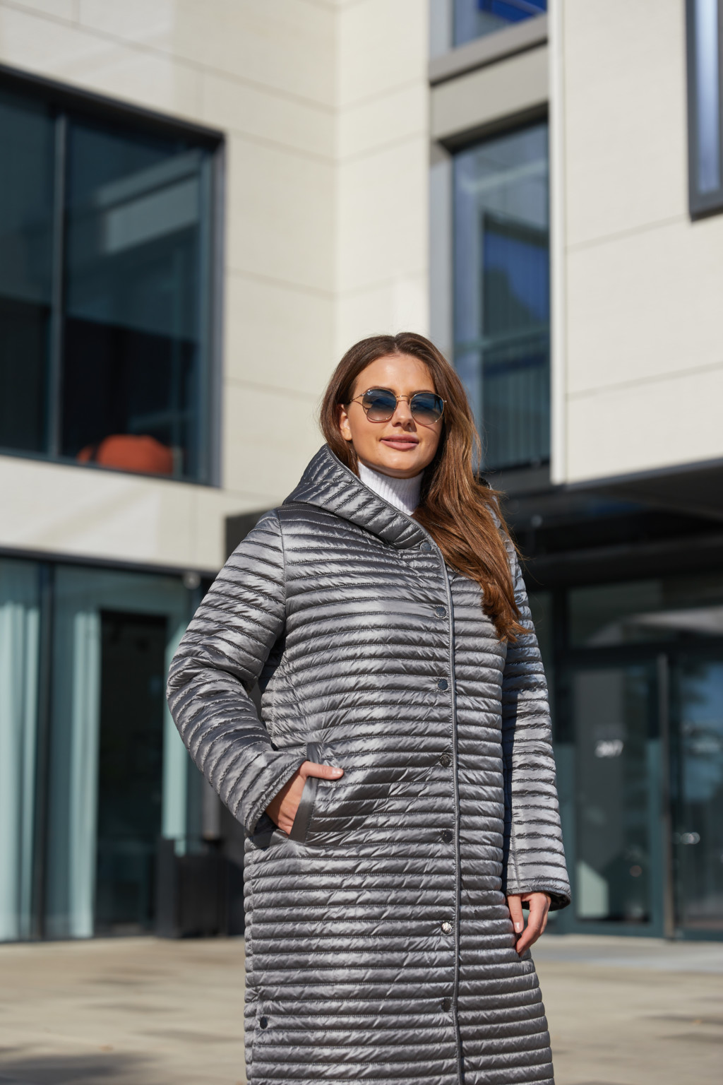 Пальто ПВ-280 серый — изображение 2