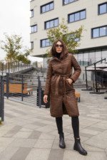 Пальто ПВ-280 шоколад